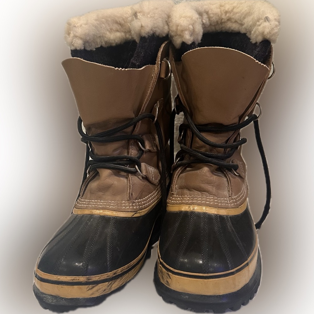 Sorel Vintage KaufmanWinter Boots with Wool Lining Size 9 Men’s